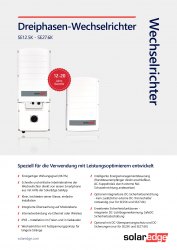 SolarEdge SE12,5K-RW0T0BNN4 - SetApp / 12,50KW (max. 16,90KW PV) Solar-Wechselrichter 3-Phasig 