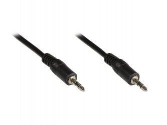 Audiokabel 2x Klinke Stecker 3,5mm / 0,5 Meter 