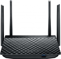 ASUS RT-AC58U AC1300 WLan Router , WLAN 802.11a/b/g/n/ac, 1x Gigabit WAN, 4x Gigabit LAN, 1x USB3.0 