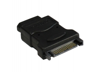 SATA Strom Adapter SATA Buchse -> 4pol. Molex Stecker 