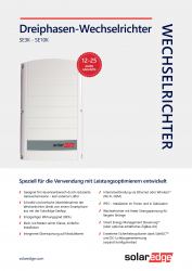 SolarEdge SE6K-RW0TEBEN4 - SetApp / 6,0KW (max.8,0KW PV) Solar-Wechselrichter 3-Phasig 
