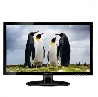 23,6" HannsG HE247DPB , VGA+DVI+HDMI , LED , 5ms , Lautsprecher , schwarz 