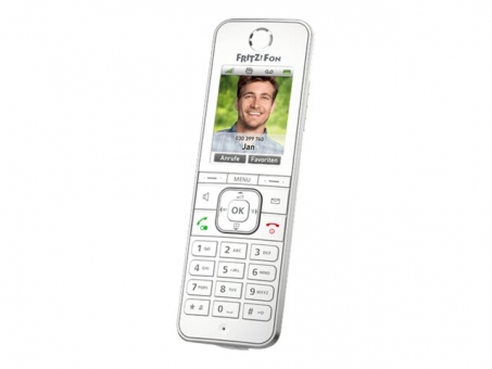 AVM FRITZ!Fon C6 weiß, schnurloses DECT Komforttelefon 