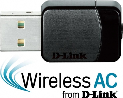 D-Link DWA-171 Wireless AC Dualband USB2.0 WLAN USB Nano Stick 