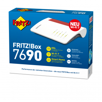 FRITZ!Box 7690 (ADSL/VDSL Modem/ Router/ WIFI-7 / Telefonanlage) 