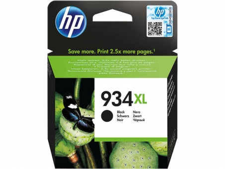 Tinte Original HP Nr.934XL , schwarz (für z.B. OfficeJet 6820 , Officejet Pro 6830) 