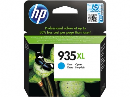Tinte Original HP Nr.935XL , cyan (für z.B. OfficeJet 6820 , Officejet Pro 6830) 