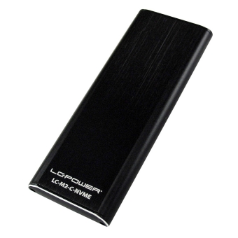 M.2 SSD Gehäuse LC-Power USB3.1 LC-M2-C-NVME für NVMe SSD`s mit USB-C Anschluss 