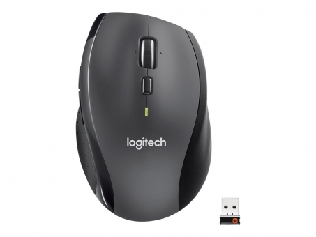 Logitech Wireless Marathon Maus M705, charcoal 