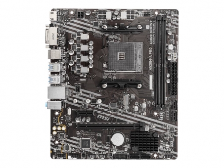 MSI A520M-A PRO mATX (M.2 Port, PCIe 3.0 x 4, NVMe PCI:1 PCIe:1 RAM:4) 