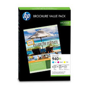 Multipack Tinte HP Nr.940XL , Cyan / Magenta / Gelb , inkl. 100 Blatt Papier 