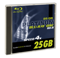 Platinum Blu-Ray BD-R 25GB / 6x / JewelCase 