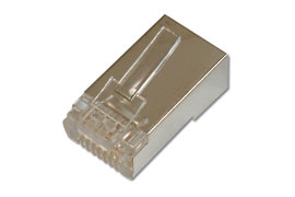 Netzwerk Stecker RJ-45 / Cat6 geschirmt 