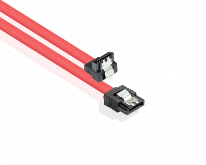 SATA Kabel ca.0,50m mit Arretierung 