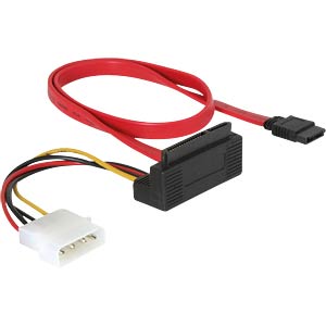 SATA Kabel ca.0,5m + SATA Strom Adapter 