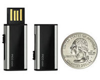 32GB Super Talent PICO-C Nickel , USB2.0 Stick 