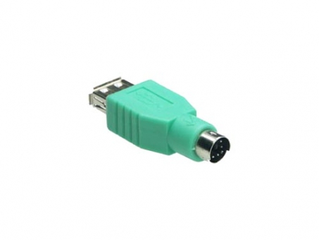 Adapter USB/F -> MD6M , Green ( USB->PS/2) 