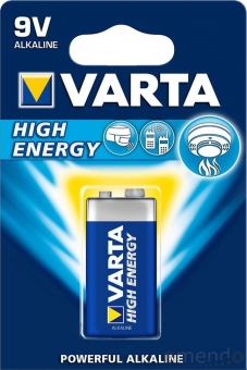 VARTA 9V Block Alkali Batterie "High Energy" 