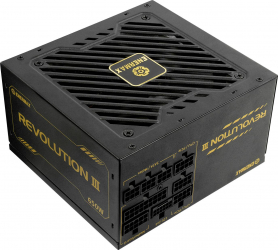 Netzteil ATX 650W ENERMAX REVOLUTION 3 GOLD+ FULLMOD ATX 3.1 PCIe 5.1 (1x 12-Pin High Power GPU, 3x PCIe Kabelmanagement) 
